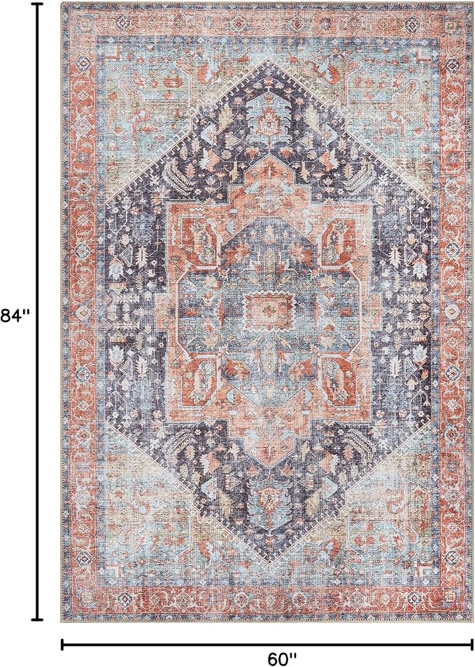 Bloom Rugs Washable Non-Slip 5' x 7' Rug - Image 2