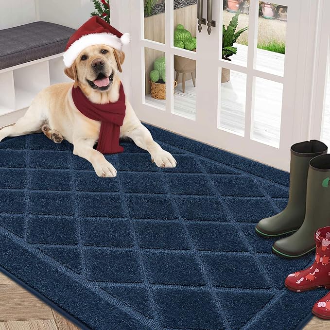 BEQHAUSE Dirt Trapper Door Mat 36" x 60", Doormat Non-Slip Entryway Rugs by BEQHAUSE