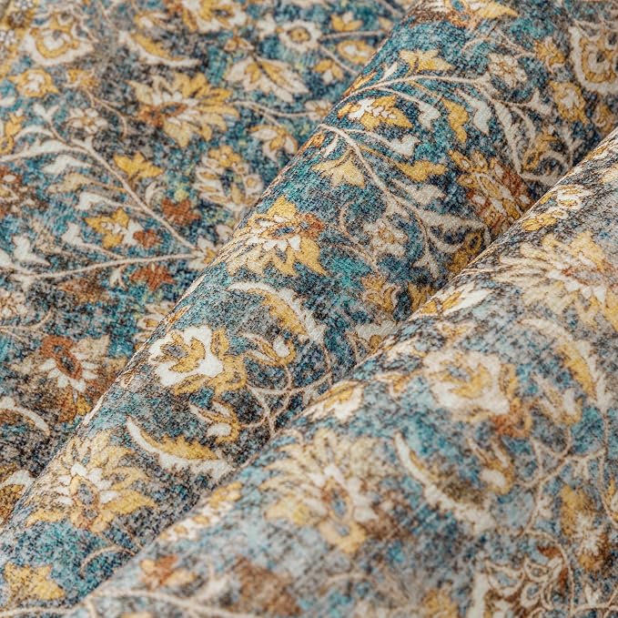 Area Rug 3x5 Entryway Office Washable Vintage Carpet Non Slip Indoor Kitchen - Image 7