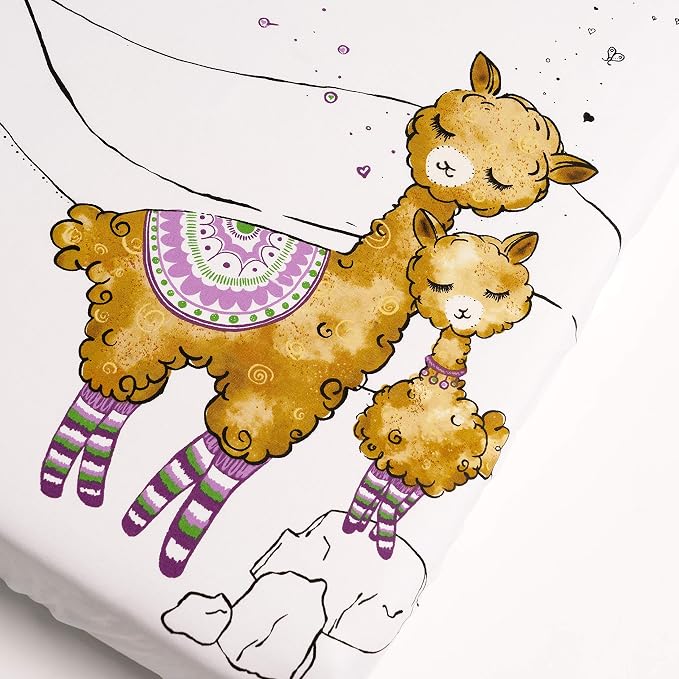 JumpOff Jo - Fitted Mini Crib Sheet - Image 4