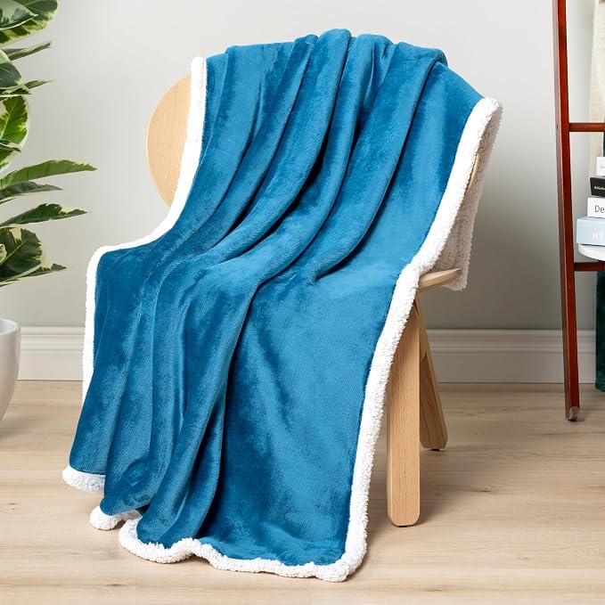 PAVILIA Sherpa Fleece Throw Blanket - Image 6
