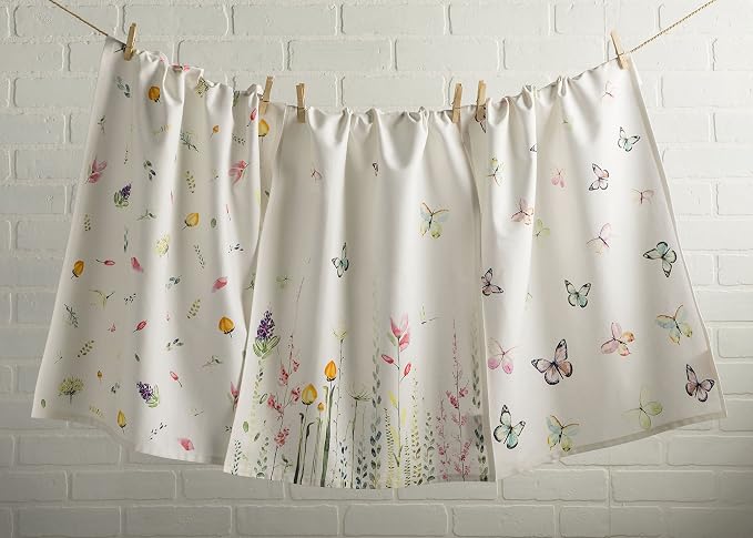 Maison d' Hermine Kitchen Towels Set of 2 100% Cotton 27.50" x 20" Reusable - Image 7