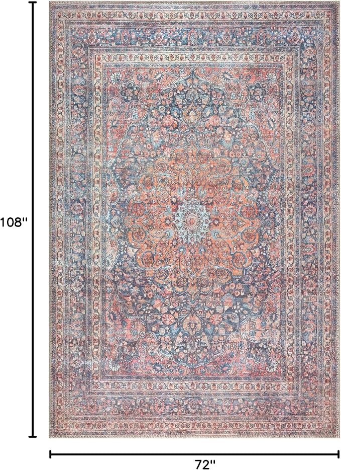 Bloom Rugs Washable Non-Slip 6' x 9' Rug - Image 2