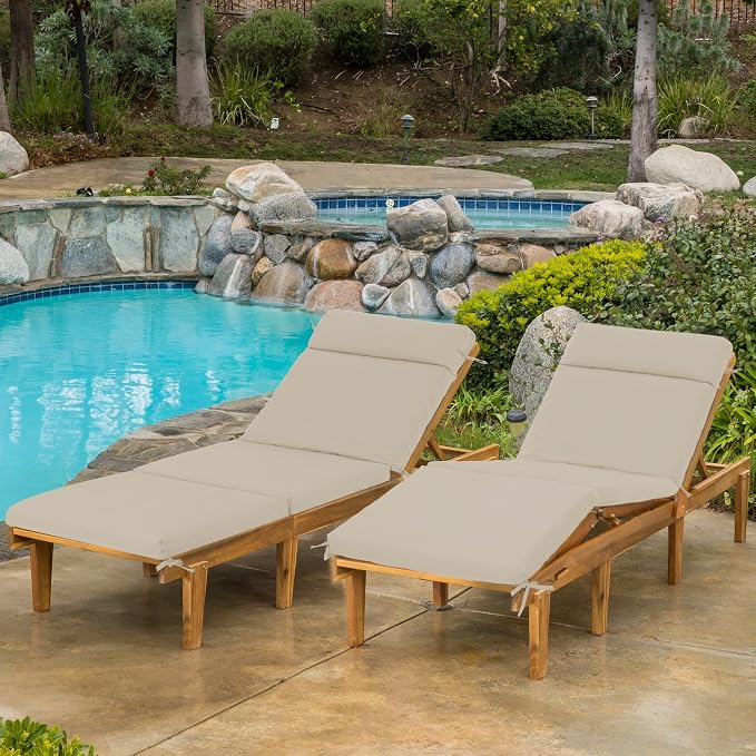 Chaise Lounge Cushion 72x21x3 Inch - Image 9