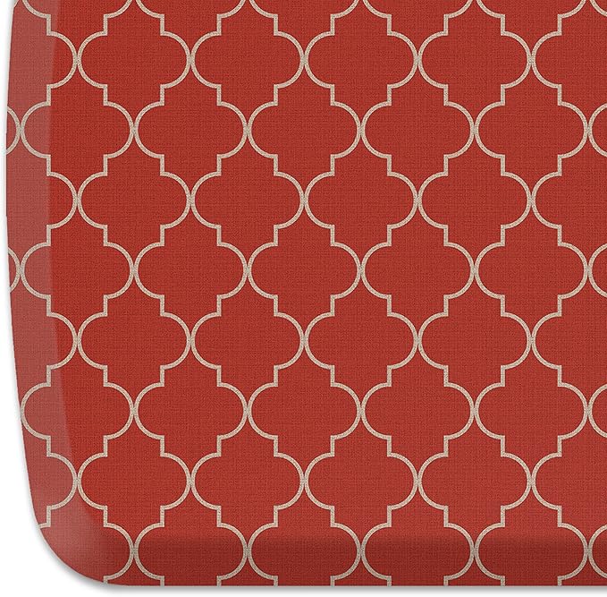 GelPro Elite Premier Anti-Fatigue Kitchen Comfort Floor Mat, Lattice Garnet by GelPro