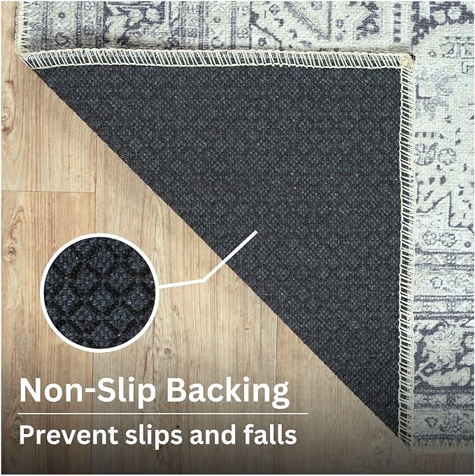 Bloom Rugs Washable Non-Slip 7 ft Runner - Image 7