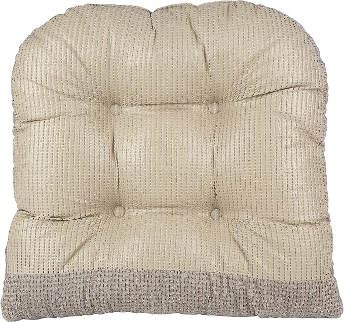 Klear Vu Omega Non-Slip Rocking Chair Cushion, Assembled in USA, Thick Tufted - Image 6