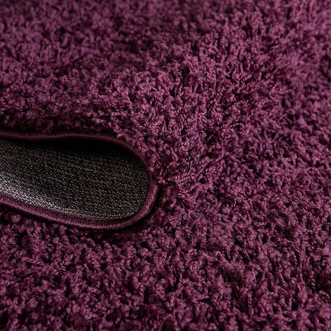 Unique Loom Solid Shag Collection Area Rug - Image 8