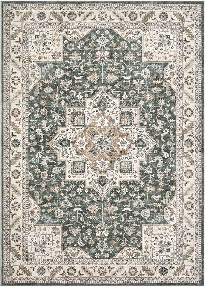 Vintage Living Room Area Rug 10x14 - Image 9