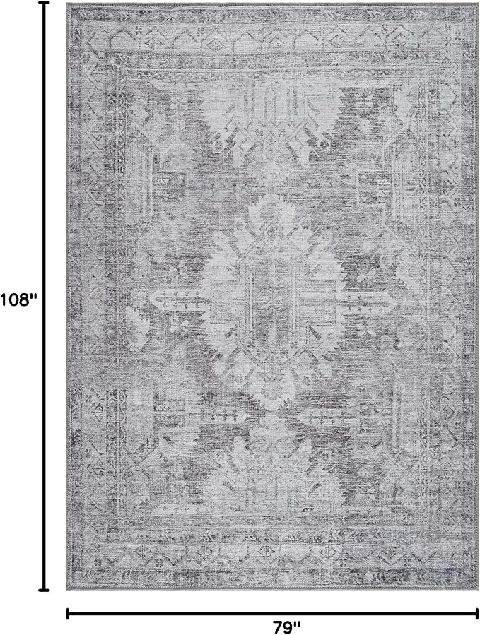 Bloom Rugs Washable 6' x 9' Rug - Image 2