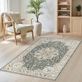 Vintage Living Room Area Rug 3x5 by COTILED
