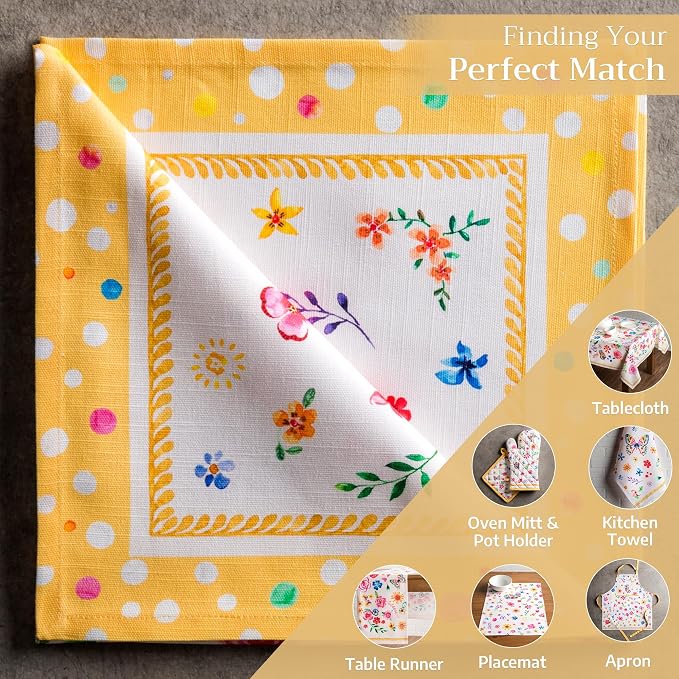 Maison d' Hermine Cloth Napkins Set of 4 100% Cotton Everyday Reusable Square - Image 5