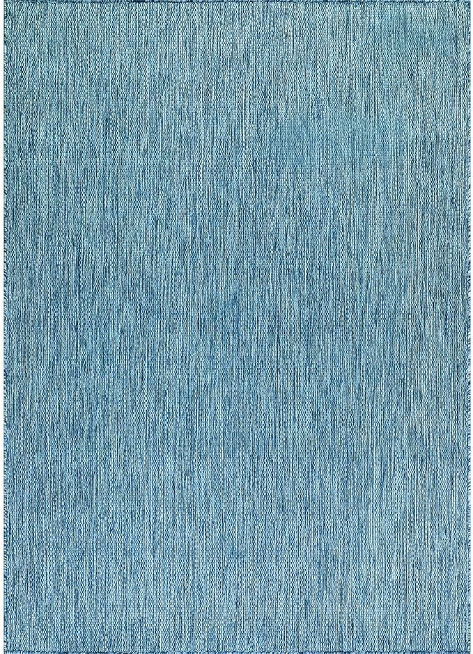 Washable Indoor Outdoor Rug Weather Resistant Carpet Modern Solid - Image 8