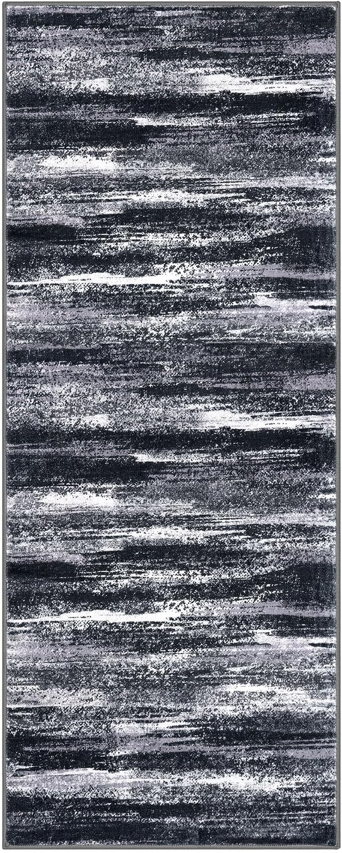 Modern Abstract Runner Rug 2x5 - Image 9