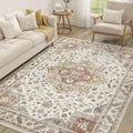 Vintage Living Room Area Rug 5x8 by COTILED