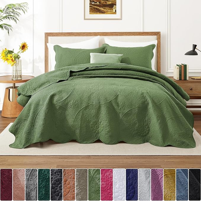 IR Imperial Rooms Twin Quilt Bedding Set Size + 1 Pillow Shams - Image 4