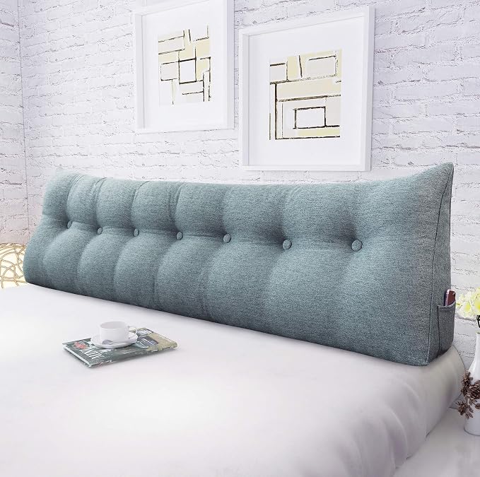 Wedge Headboard Pillow Dorm Room Reading Pillow Back Support - Image 4