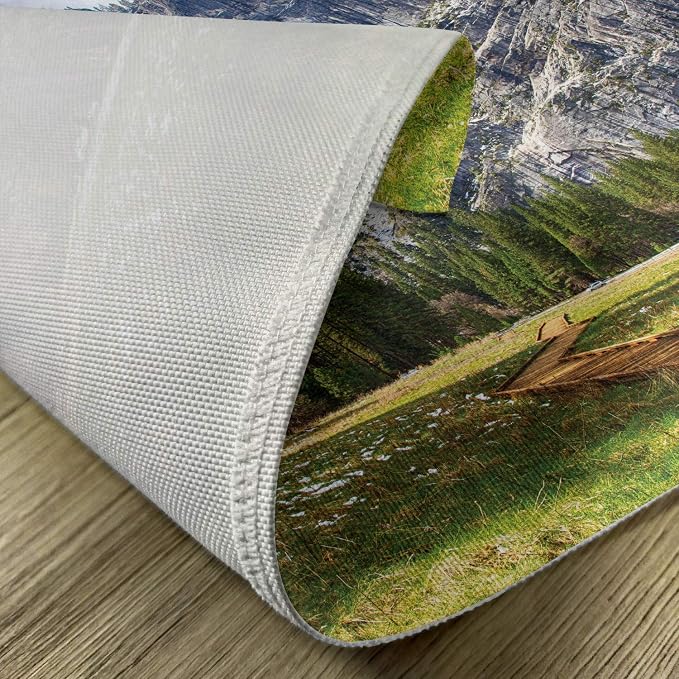 Ambesonne Yosemite Place Mats Set of 4, North Dome as Seen from The Valley - Image 5