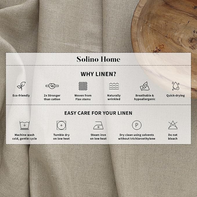 Solino Home Striped Linen Table Runner 36 Inches - Image 4