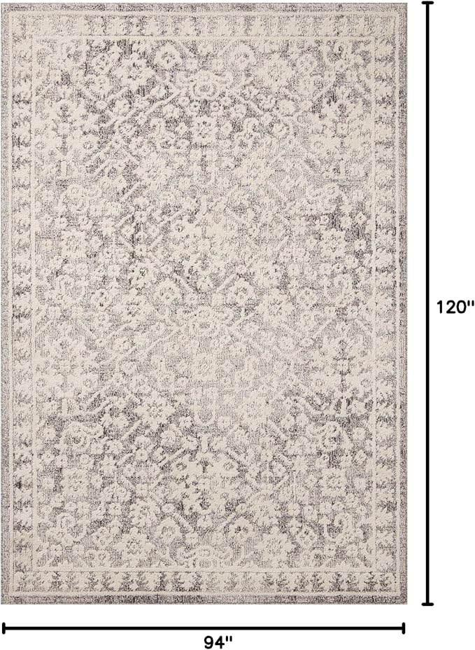Loloi Magnolia Home by Joanna Gaines Gigi Collection GIG-01 Grey/Ivory 7'-10" x - Image 2