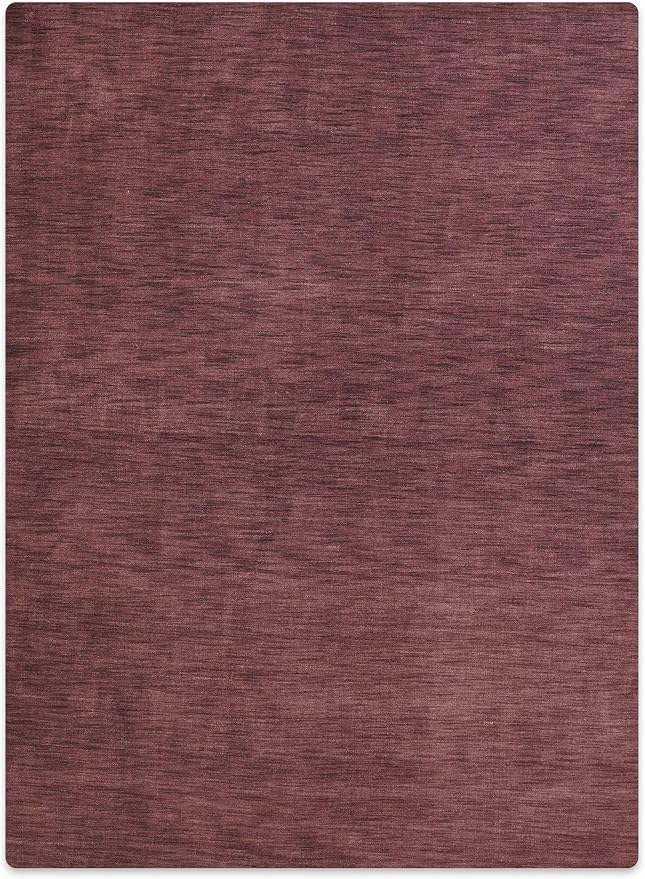 Rugsotic Carpets Hand Knotted Gabbeh Wool 10'x13' Area Rug Solid Purple L00111 - Image 2