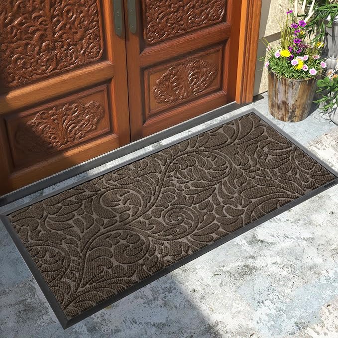 Yimobra Large Door Mat Outside Entrance 47x24, Waterproof Sturdy Outdoor Mats by Yimobra