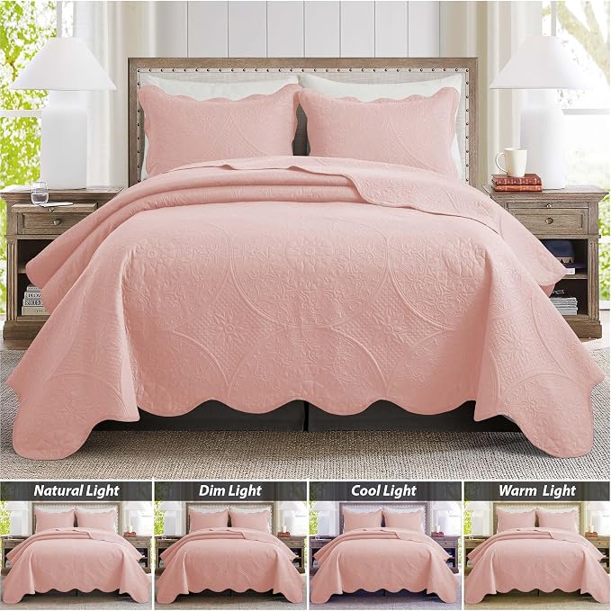 IR Imperial Rooms King Quilt Bedding Set Size + 2 Pillow Shams - Image 3