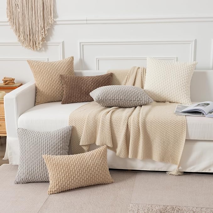 Kevin Textile 14x24 Inch Pillow Cover 1 Pack Boho Decorative Soft Striped - Image 7