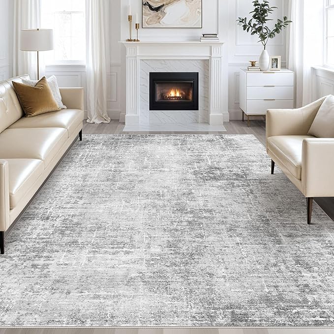Abstract Living Room Rug 8x10 by kakania