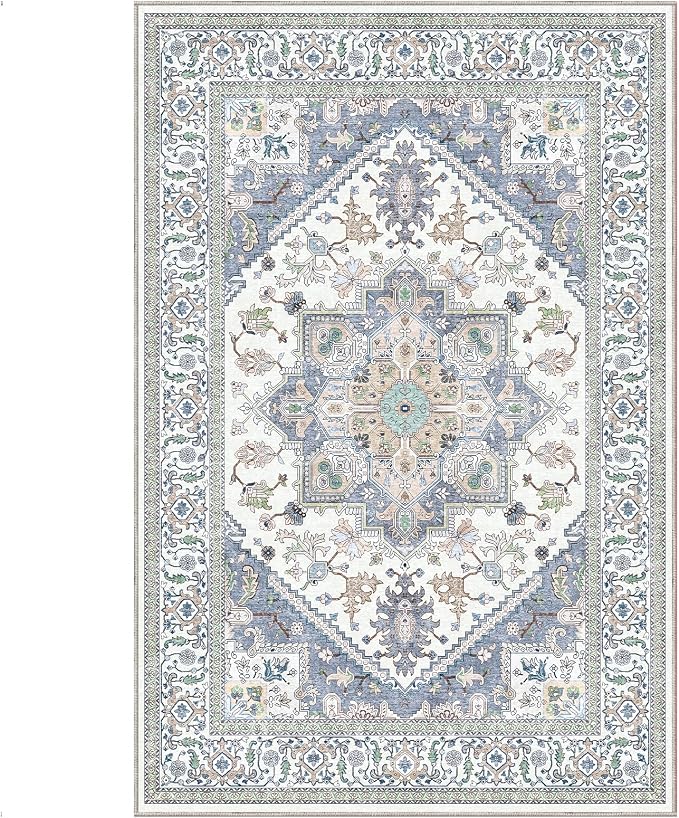 OPPODREAM Thin Area Rugs 4x6, Low-Pile Washable Rugs 4x6 - Image 9