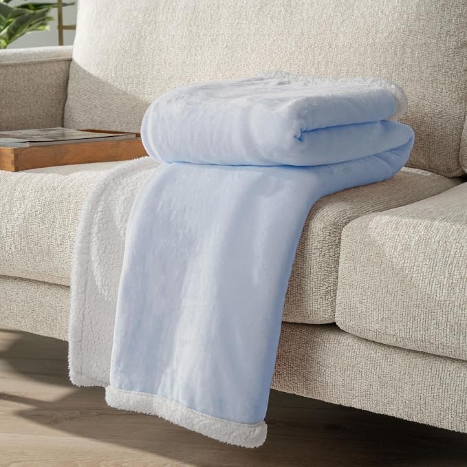 PAVILIA Sherpa Fleece Throw Blanket - Image 5