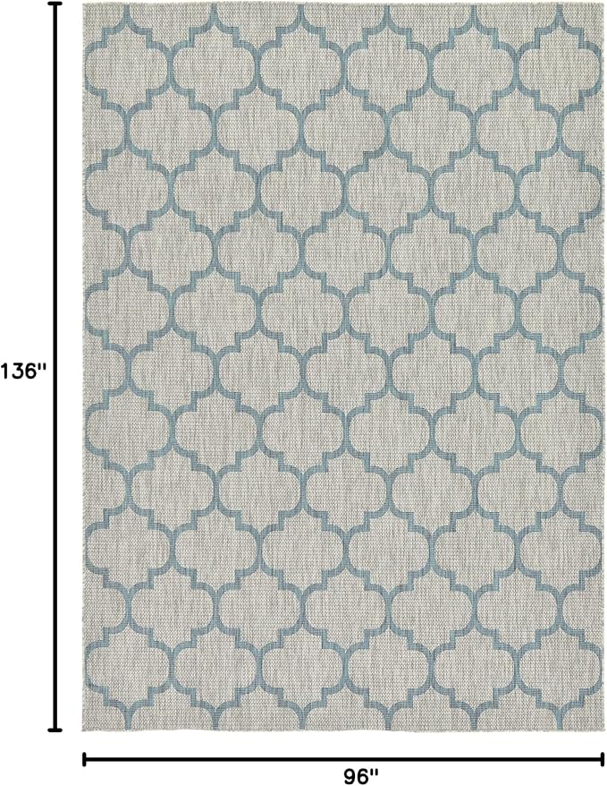 Unique Loom Outdoor Trellis Collection Area Rug - Image 2