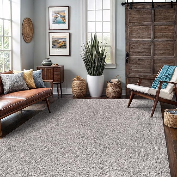 Easy Jute Rug 4x6 Indoor Outdoor Natural Rugs Solid Fiber Rug Woven Area Rug - Image 4