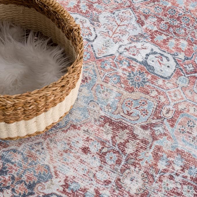 Bloom Rugs Caria Washable Non-Slip 7 ft Runner - Image 7