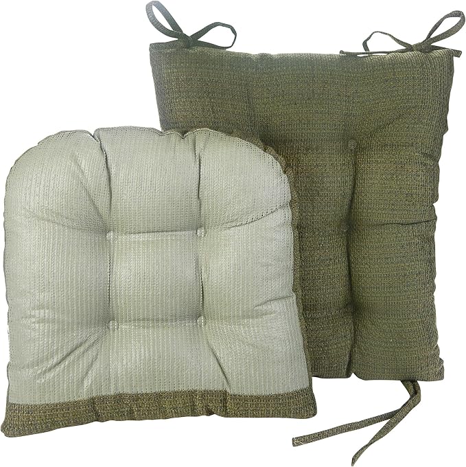 Klear Vu Omega Non-Slip Rocking Chair Cushion Set, Assembled in USA, Thick - Image 3