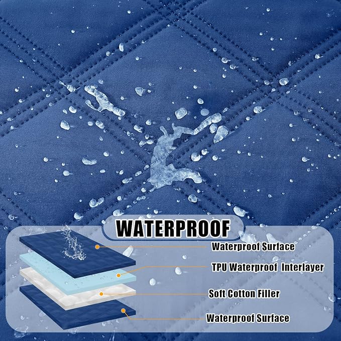 Smiry Waterproof Dog Bed Cover Blanket 30x53, Soft Reversible Pet Blanket - Image 2