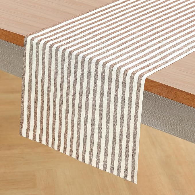 Solino Home Linen Table Runner 120 Inches Long - Image 2