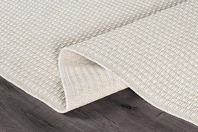 Easy Jute Rug 9x12 Indoor Outdoor Natural Rugs Solid Fiber Rug Woven Area Rug - Image 9
