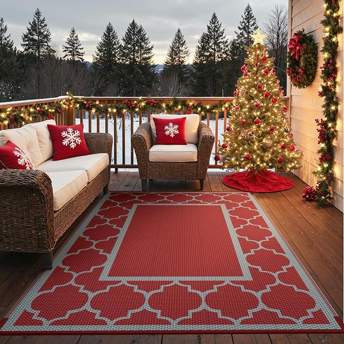 GENIMO 6' x 9' Outdoor Rug Waterproof by GENIMO