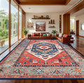 SERISSA 10x14 Area Rugs for Living Room, Large Washable Non-Slip Boho Rug by SERISSAHomeDecorCollection