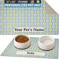 Drymate Personalized Pet Bowl Placemat, Custom Dog & Cat Food Feeding Mat by Drymate