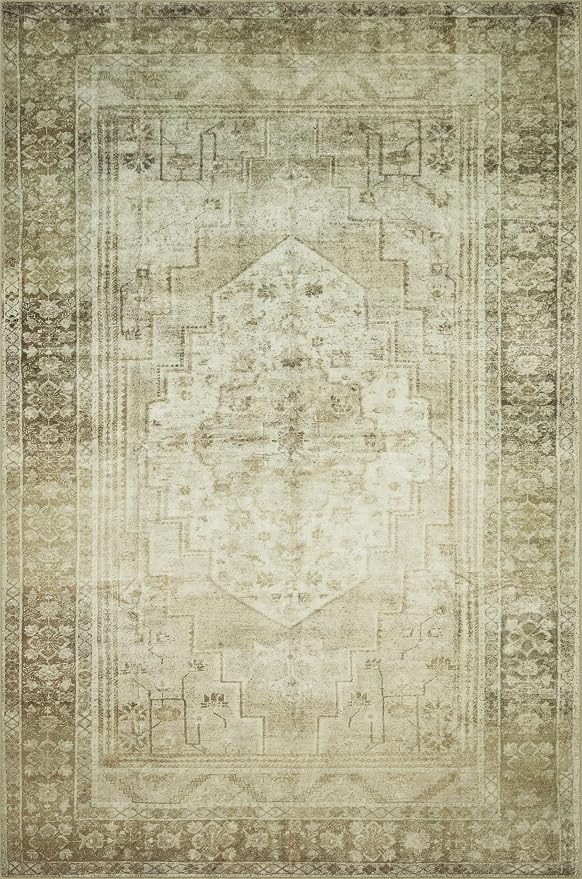 Loloi Magnolia Home by Joanna Gaines Banks Collection BAN-06 Natural/Granite - Image 5