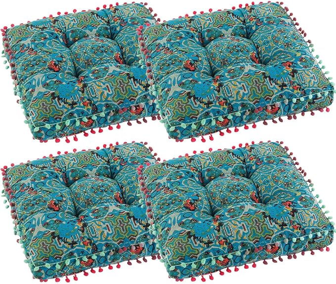 Bohemian Seat Cushion，Indoor & Outdoor 16.5" x 16.5" Seating Cushion by Unknown