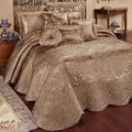 Touch of Class Portia Luxury Bedding | Rich Smoky Topaz | Premier Quilted by TouchofClass