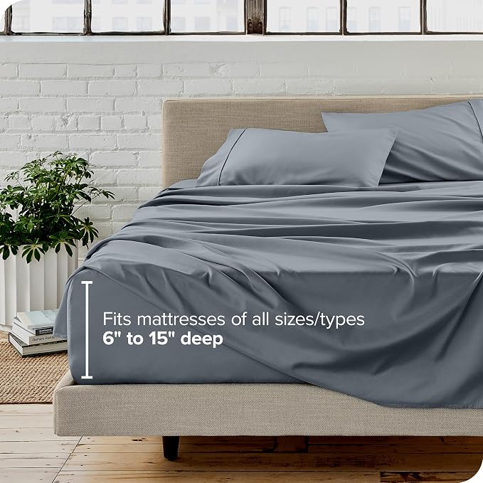 Bare Home Split Head Flex King Sheet Set - Image 6