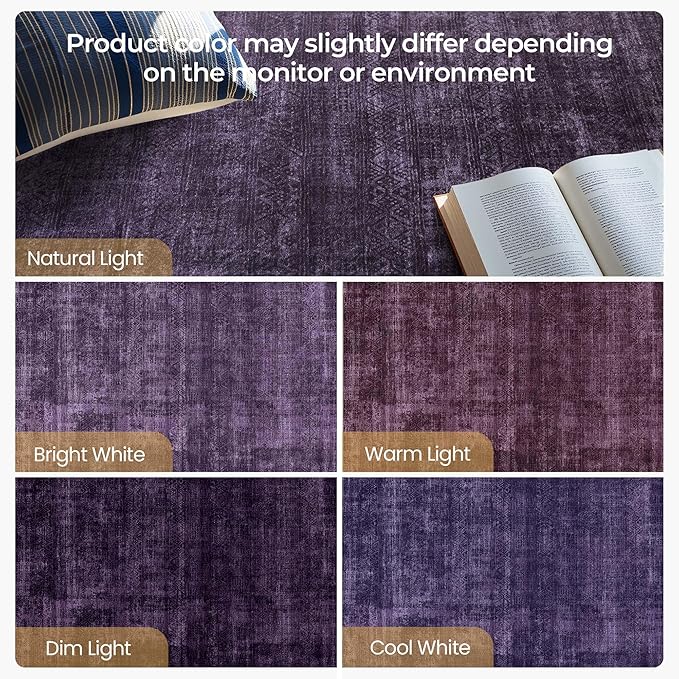 Kokia Abstract Area Rug Living Room 5x7 Washable Large Rug Bedroom Living Room - Image 4
