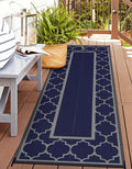 GENIMO 2.5 ' x 8 ' Outdoor Rug for Porch Patio Clearance, Waterproof Indoor by GENIMO
