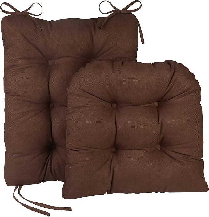 Klear Vu Omega Non-Slip Rocking Chair Cushion Set, Assembled in USA, Thick by KlearVUHomeTextiles