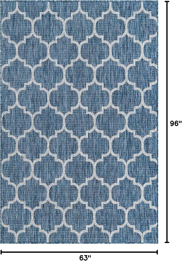 Unique Loom Outdoor Trellis Collection Area Rug - Image 2
