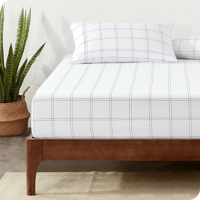 Bare Home Fitted Bottom Sheet Queen Size by BareHome